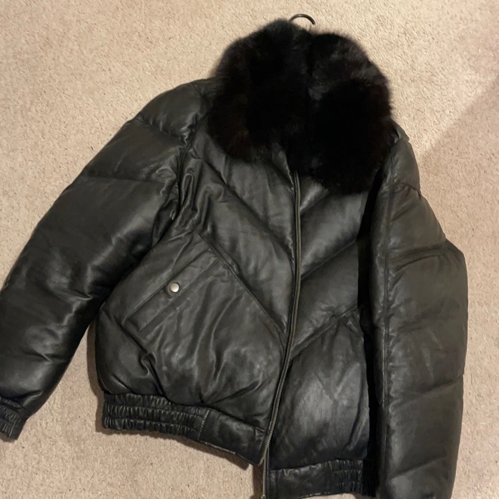 Leather Bomber